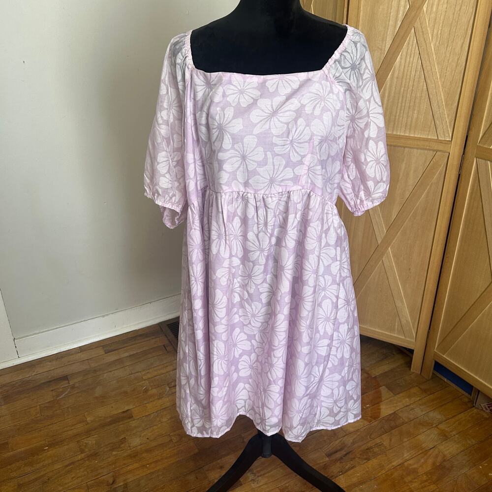 Lilac Floral Dress